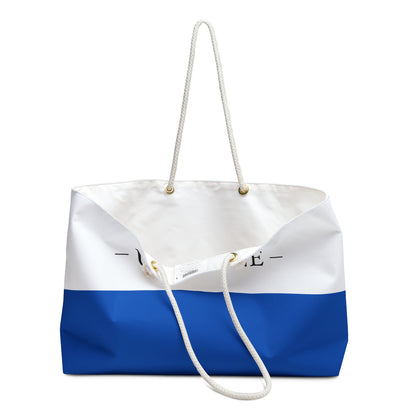 Personalized Ukraine Weekender Bag, Ukrainian Flag Travel Bag, Custom Name Heritage Tote, European Vacation Overnight Bag - Proud & Loyal