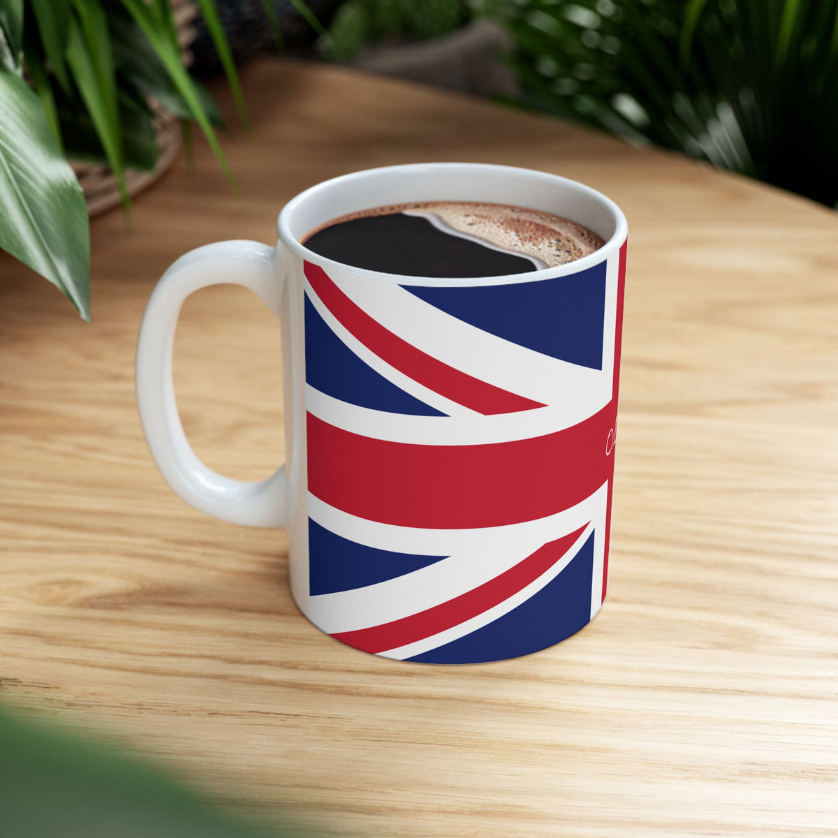 Personalized Union Jack United Kingdom Flag Mug | British Flag Ceramic Coffee Cup, New Citizen, Britain Naturalization Gift, Heritage Gift - Proud & Loyal