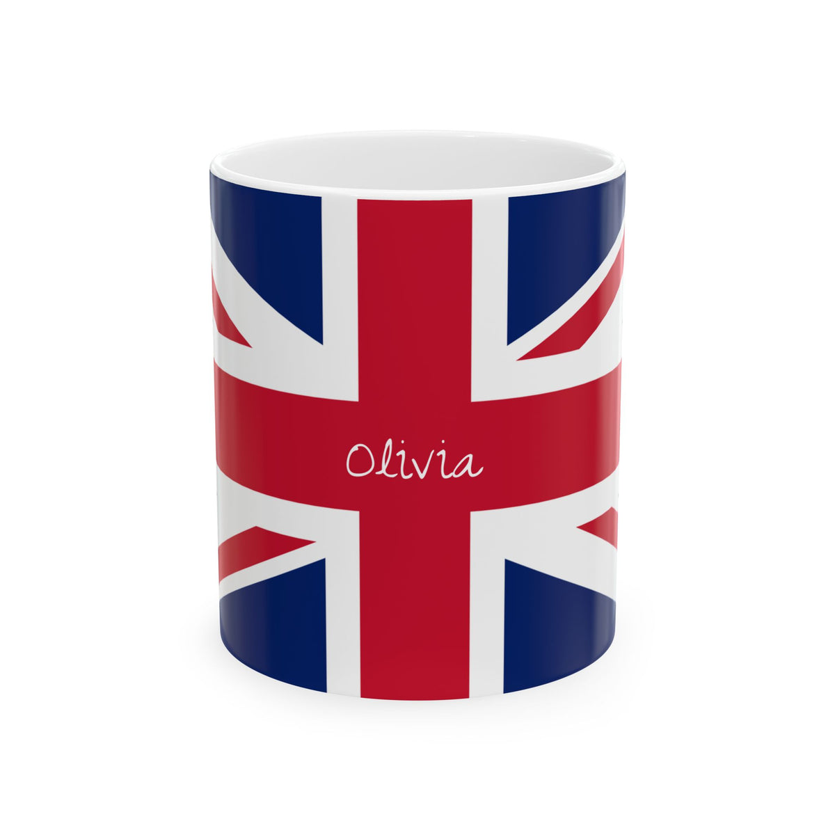 Personalized Union Jack United Kingdom Flag Mug | British Flag Ceramic Coffee Cup, New Citizen, Britain Naturalization Gift, Heritage Gift - Proud & Loyal