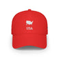 Personalized USA Map Embroidered Cap