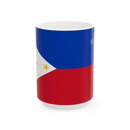 Philippine Flag Ceramic Mug | Philippines Flag Coffee Mug, 11oz 15oz - Proud & Loyal