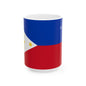 Philippine Flag Ceramic Mug | Philippines Flag Coffee Mug, 11oz 15oz - Proud & Loyal