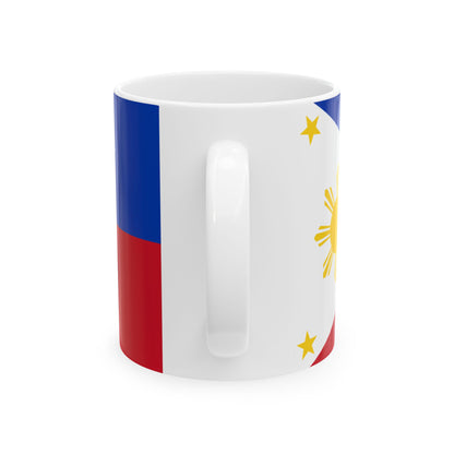 Philippine Flag Ceramic Mug | Philippines Flag Coffee Mug, 11oz 15oz - Proud & Loyal