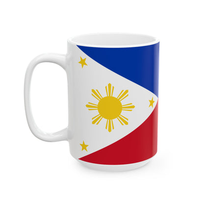 Philippine Flag Ceramic Mug | Philippines Flag Coffee Mug, 11oz 15oz - Proud & Loyal