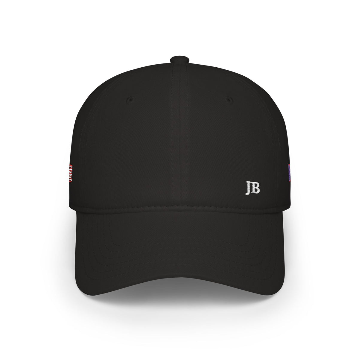 Puerto Rican American Flag Hat Personalized Initials | Puerto Rico USA Dual Heritage Embroidered Cap | Low Profile Cotton Baseball Hat - Proud & Loyal