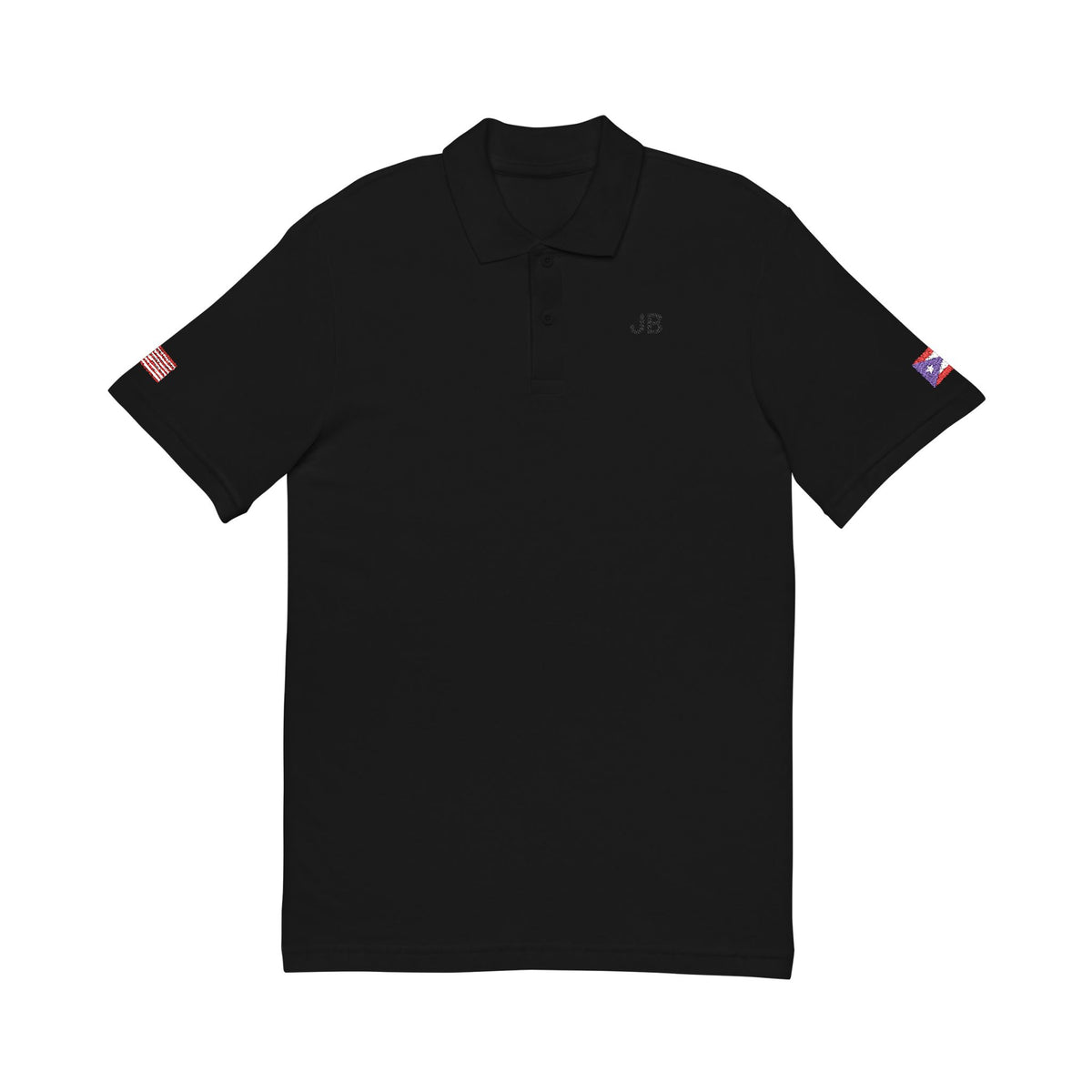 Puerto Rican American Heritage Polo Shirt, Puerto Rico USA Flag Embroidered Polo, Custom Initials, Cotton Pique Shirt, Boricua Gift - Proud & Loyal