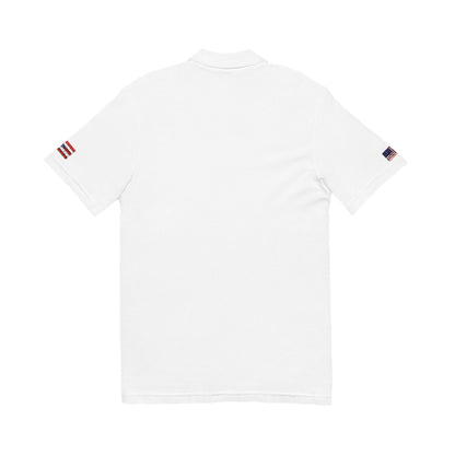 Puerto Rican American Heritage Polo Shirt, Puerto Rico USA Flag Embroidered Polo, Custom Initials, Cotton Pique Shirt, Boricua Gift - Proud & Loyal
