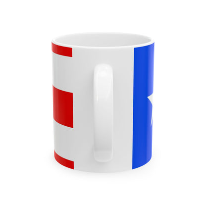 Puerto Rico Flag Mug | Ceramic Coffee Cup, 11oz or 15oz - Proud & Loyal