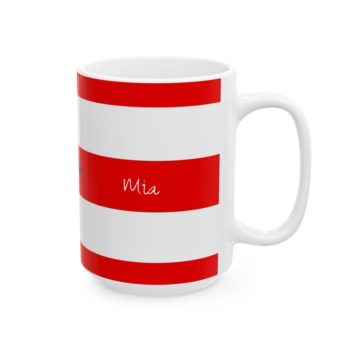 Puerto Rico Flag Mug | Ceramic Coffee Cup, 11oz or 15oz - Proud & Loyal