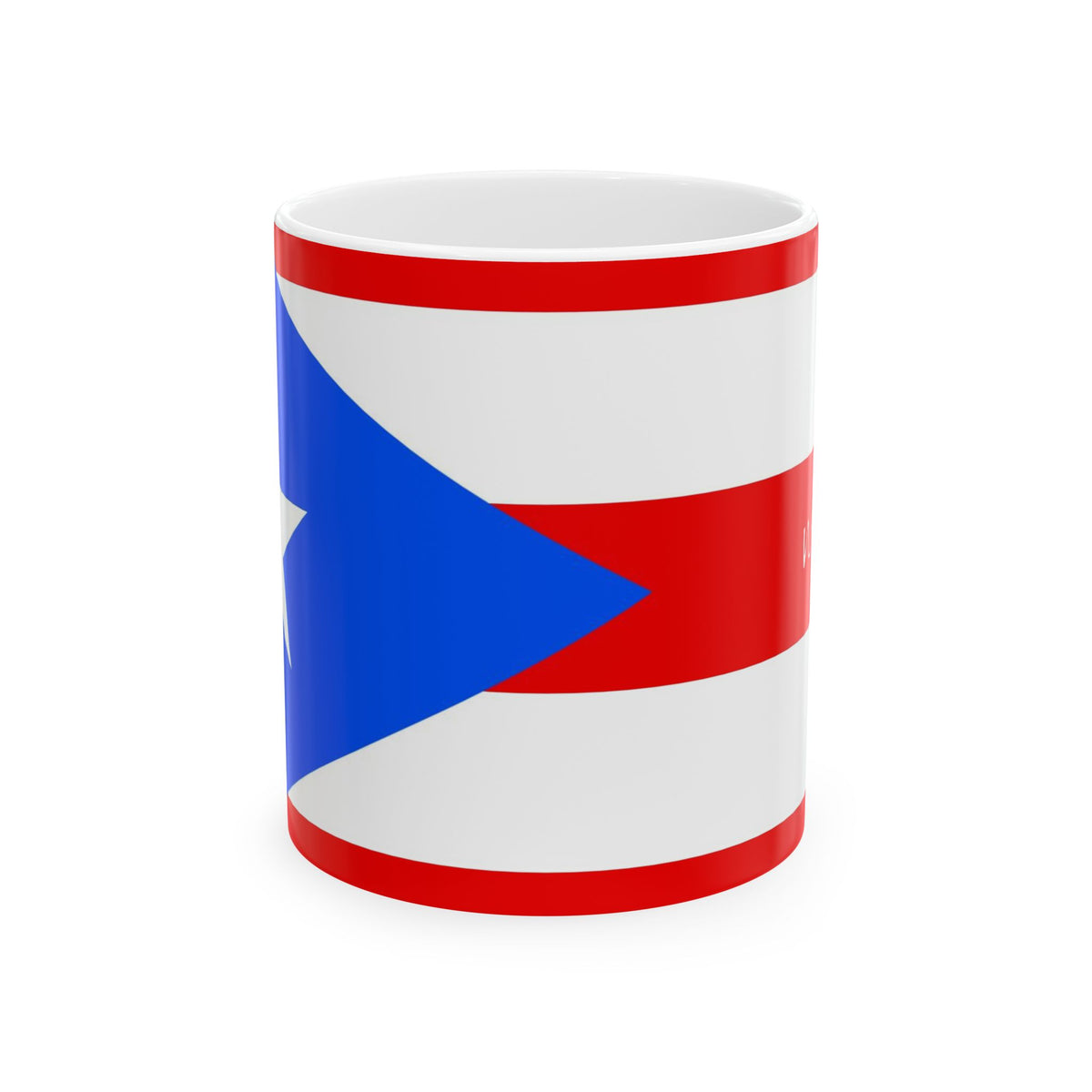 Puerto Rico Flag Mug | Ceramic Coffee Cup, 11oz or 15oz - Proud & Loyal