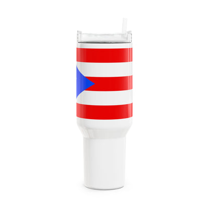 Puerto Rico Flag Tumbler 40oz | Puerto Rican Flag Travel Mug - Proud & Loyal