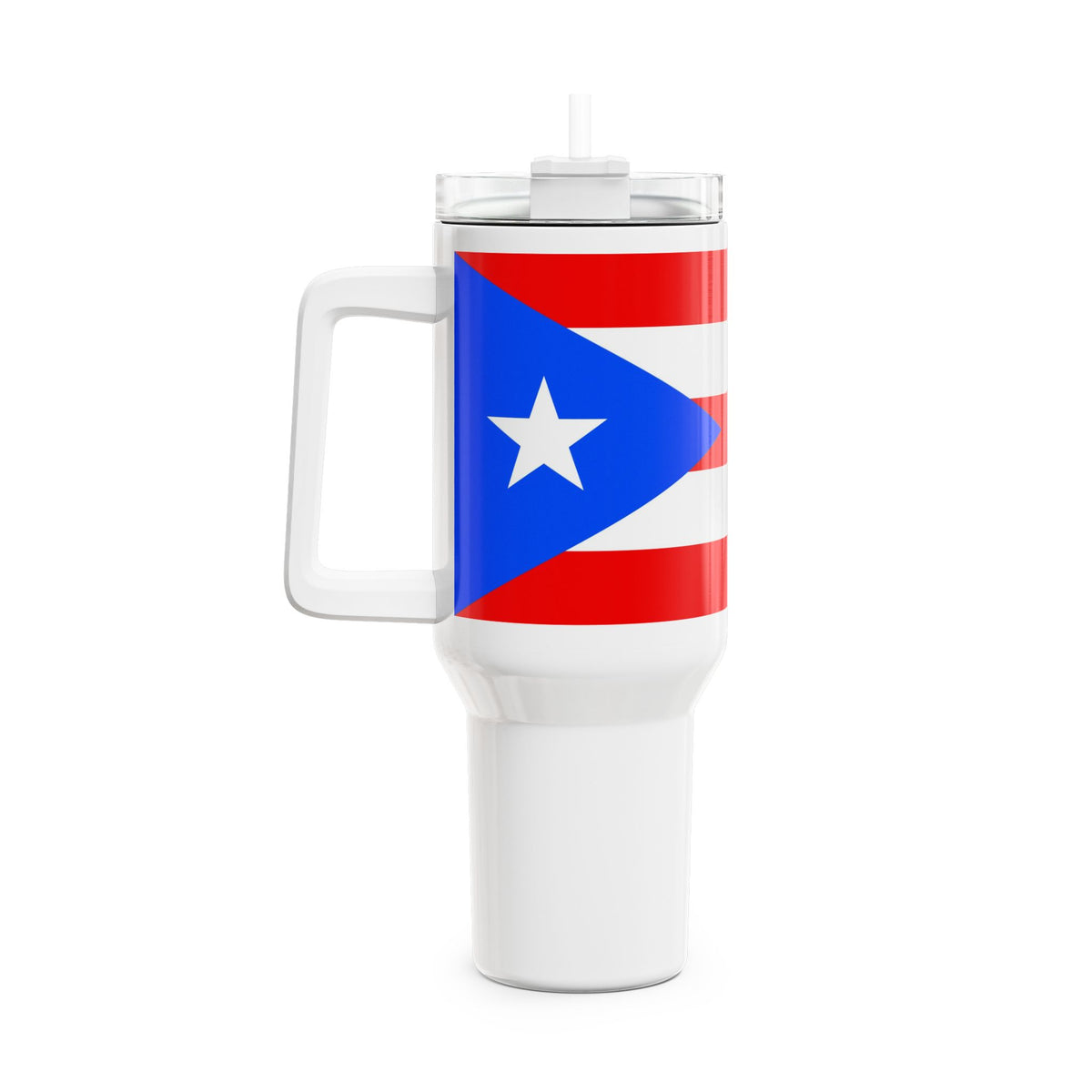 Puerto Rico Flag Tumbler 40oz | Puerto Rican Flag Travel Mug - Proud & Loyal
