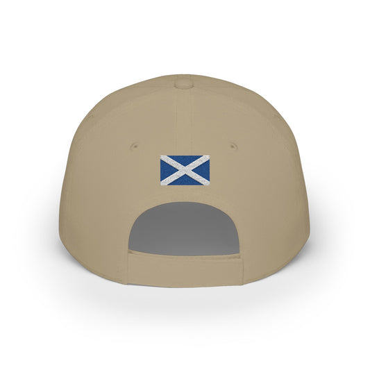 Scotland Embroidered Cap, Scotland Flag Hat, Patriotic Baseball Cap, Scottish Pride Cotton Hat, Unisex Gift, Low Profile Cotton Cap - Proud & Loyal