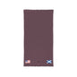 Scottish American Embroidered Waffle Cotton Throw, Lightweight Cozy Blanket | Scotland USA Neutral Home Accent - Proud & Loyal