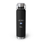 Scottish Heritage Insulated Water Bottle, Copper Lined, Custom Thermos, Scotland Alba Flag Metal Travel Flask, Personalized Name - Proud & Loyal