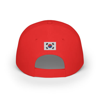 Seoul Embroidered Cap, South Korea Flag Hat, Patriotic Baseball Cap, South Korean Pride Cotton Hat, Unisex Gift, Low Profile Cotton Cap - Proud & Loyal