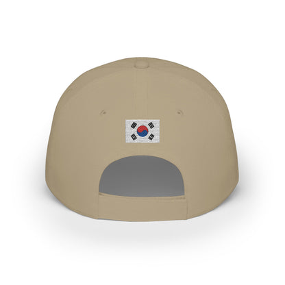 Seoul Embroidered Cap, South Korea Flag Hat, Patriotic Baseball Cap, South Korean Pride Cotton Hat, Unisex Gift, Low Profile Cotton Cap - Proud & Loyal