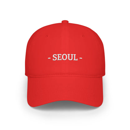 Seoul Embroidered Cap, South Korea Flag Hat, Patriotic Baseball Cap, South Korean Pride Cotton Hat, Unisex Gift, Low Profile Cotton Cap - Proud & Loyal