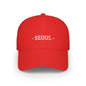 Seoul Embroidered Cap, South Korea Flag Hat, Patriotic Baseball Cap, South Korean Pride Cotton Hat, Unisex Gift, Low Profile Cotton Cap - Proud & Loyal