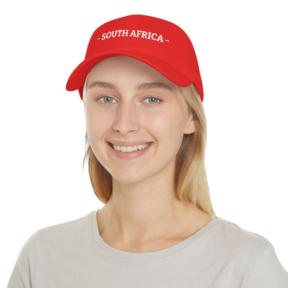 South Africa Embroidered Cap, Flag Hat, Baseball Cap, South African Pride Cotton Hat, Cape Town Johannesburg, Low Profile Cotton Cap - Proud & Loyal