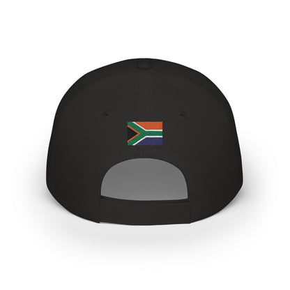 South Africa Embroidered Cap, Flag Hat, Baseball Cap, South African Pride Cotton Hat, Cape Town Johannesburg, Low Profile Cotton Cap - Proud & Loyal
