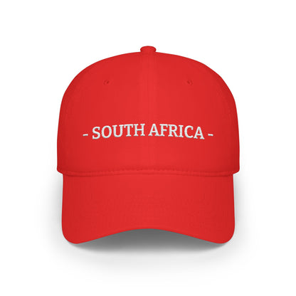 South Africa Embroidered Cap, Flag Hat, Baseball Cap, South African Pride Cotton Hat, Cape Town Johannesburg, Low Profile Cotton Cap - Proud & Loyal
