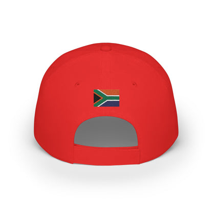 South Africa Embroidered Cap, Flag Hat, Baseball Cap, South African Pride Cotton Hat, Cape Town Johannesburg, Low Profile Cotton Cap - Proud & Loyal