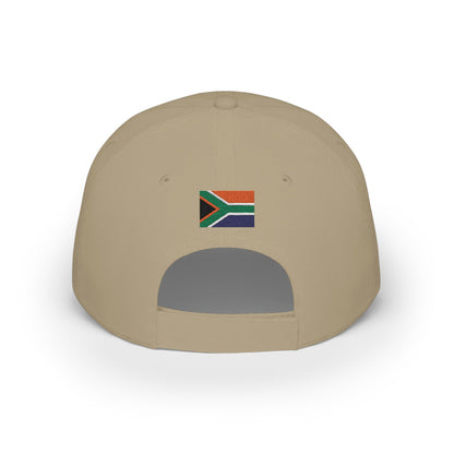 South Africa Embroidered Cap, Flag Hat, Baseball Cap, South African Pride Cotton Hat, Cape Town Johannesburg, Low Profile Cotton Cap - Proud & Loyal