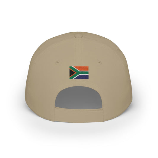 South Africa Embroidered Cap, Flag Hat, Baseball Cap, South African Pride Cotton Hat, Cape Town Johannesburg, Low Profile Cotton Cap - Proud & Loyal