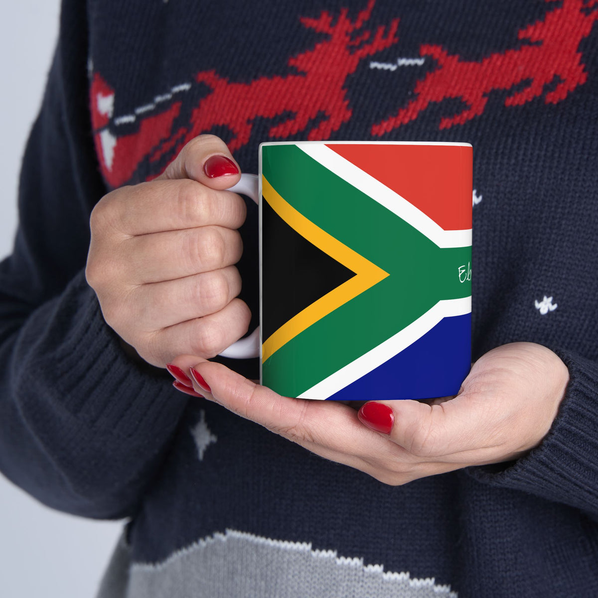 South African Flag Mug | Ceramic Coffee Cup with Flag Wrap - Proud & Loyal
