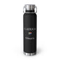 South African Heritage Insulated Water Bottle, Copper Lined, Custom Thermos, South Africa Flag Metal Travel Flask, Personalized Name - Proud & Loyal