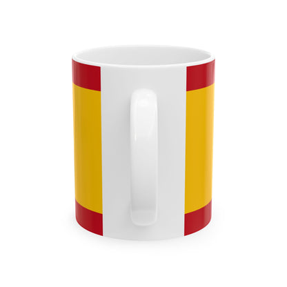 Spain Flag Ceramic Mug | Spanish Coat of Arms Coffee Cup - Proud & Loyal