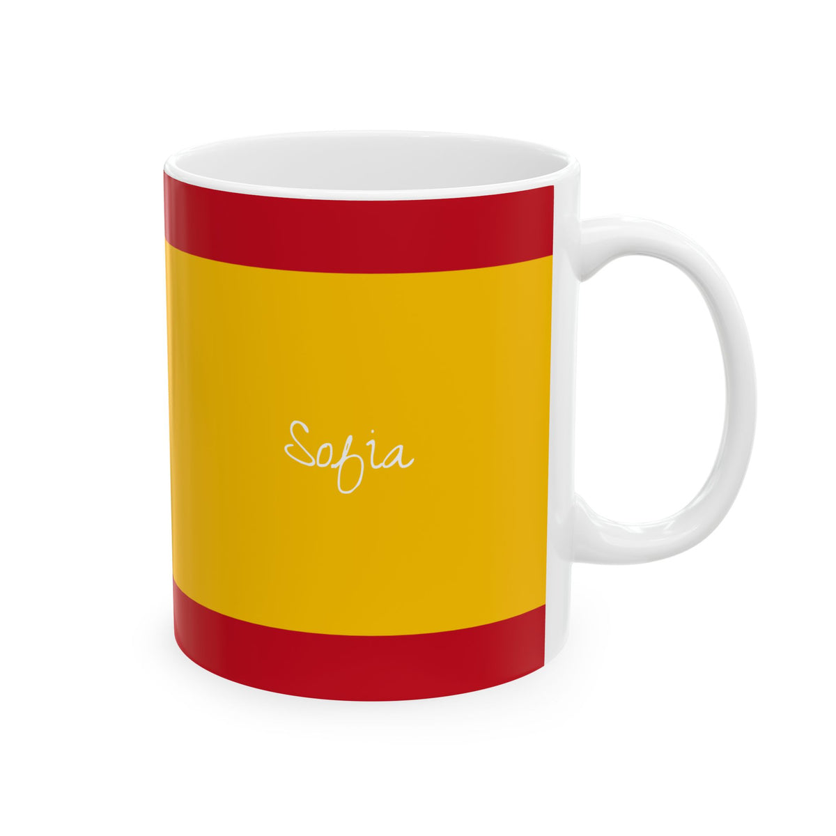 Spain Flag Ceramic Mug | Spanish Coat of Arms Coffee Cup - Proud & Loyal