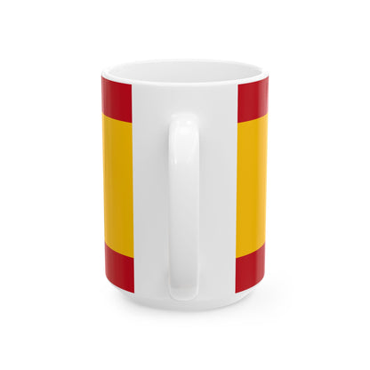 Spain Flag Ceramic Mug | Spanish Coat of Arms Coffee Cup - Proud & Loyal