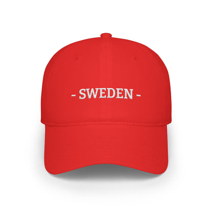 Sweden Embroidered Cap, Sweden Flag Hat, Patriotic Baseball Cap, Swedish Pride Cotton Hat, Unisex Gift, Low Profile Cotton Cap - Proud & Loyal
