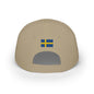 Sweden Embroidered Cap, Sweden Flag Hat, Patriotic Baseball Cap, Swedish Pride Cotton Hat, Unisex Gift, Low Profile Cotton Cap - Proud & Loyal