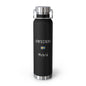 Swedish Heritage Insulated Water Bottle, Copper Lined, Custom Thermos, Sweden Flag Metal Travel Flask, Personalized Name - Proud & Loyal