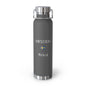 Swedish Heritage Insulated Water Bottle, Copper Lined, Custom Thermos, Sweden Flag Metal Travel Flask, Personalized Name - Proud & Loyal