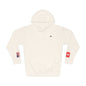 Swiss American Flag Fleece Hoodie | Switzerland USA Dual Heritage Naturalization Gift | Personalized Initials | Embroidered Sleeve Flags - Proud & Loyal