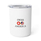 Swiss American Personalized Name Insulated Coffee Mug, Custom Travel Tumbler, Switzerland USA Dual Heritage Naturalization Citizen Gift - Proud & Loyal