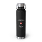 Swiss Heritage Insulated Water Bottle, Copper Lined, Custom Thermos, Switzerland Flag Metal Travel Flask, Personalized Name - Proud & Loyal
