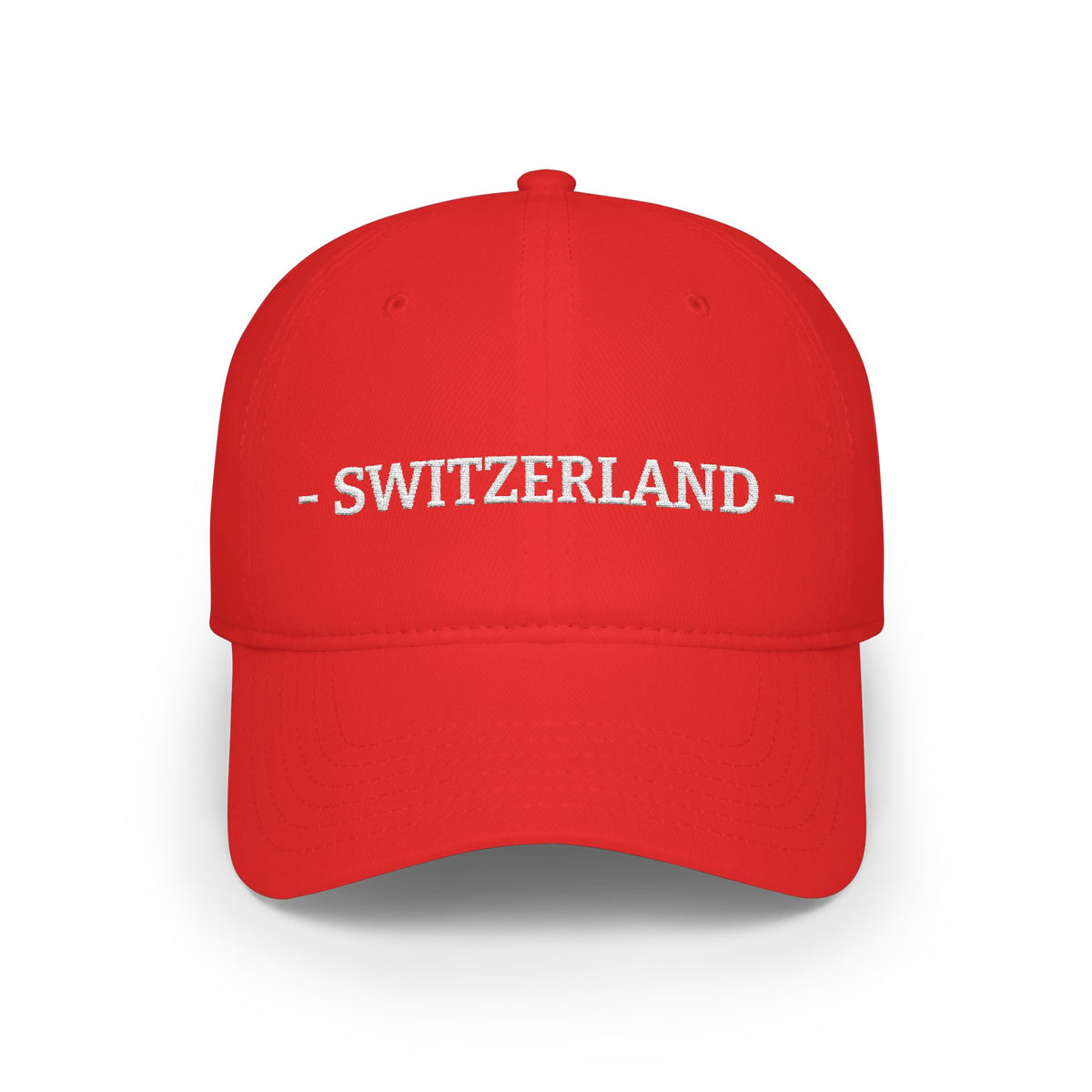 Switzerland Embroidered Cap, Switzerland Flag Hat, Patriotic Baseball Cap, Swiss Pride Cotton Hat, Unisex Gift, Low Profile Cotton Cap - Proud & Loyal