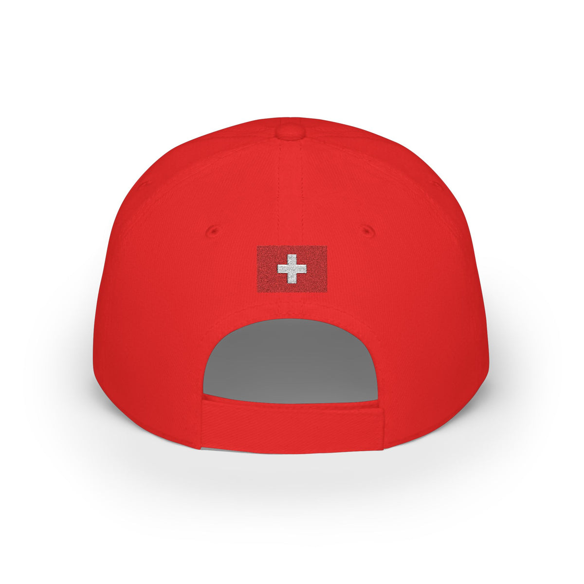 Switzerland Embroidered Cap, Switzerland Flag Hat, Patriotic Baseball Cap, Swiss Pride Cotton Hat, Unisex Gift, Low Profile Cotton Cap - Proud & Loyal