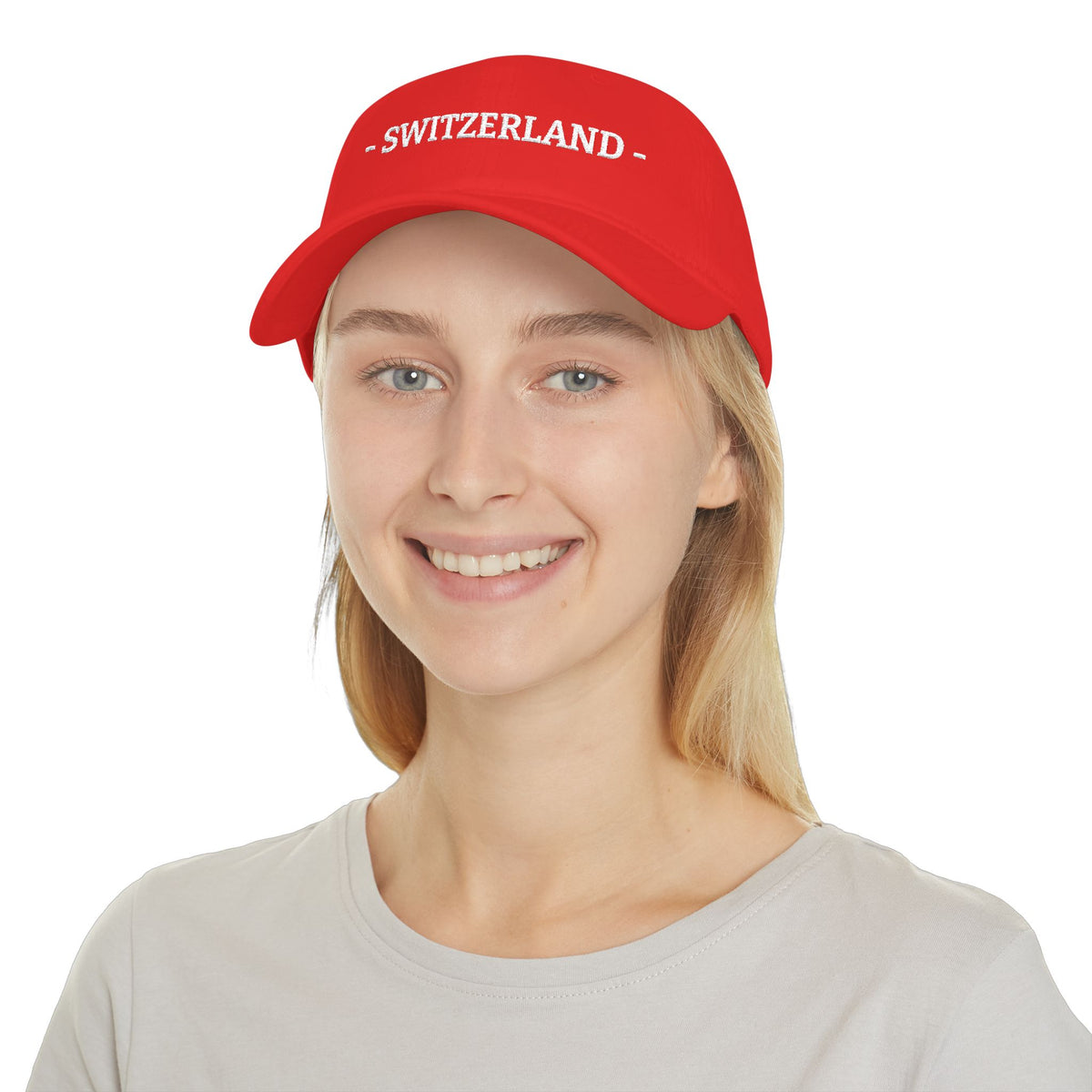 Switzerland Embroidered Cap, Switzerland Flag Hat, Patriotic Baseball Cap, Swiss Pride Cotton Hat, Unisex Gift, Low Profile Cotton Cap - Proud & Loyal