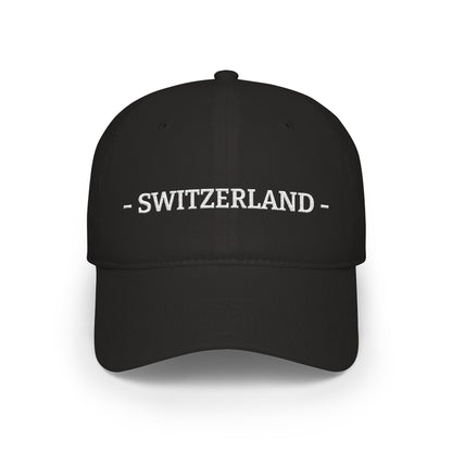 Switzerland Embroidered Cap, Switzerland Flag Hat, Patriotic Baseball Cap, Swiss Pride Cotton Hat, Unisex Gift, Low Profile Cotton Cap - Proud & Loyal