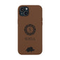 Switzerland Vegan Leather iPhone Case, Custom Swiss Monogram Cover, Personalized Name Initials iPhone 16 15 14 13 Pro Plus, Patriotic Gift - Proud & Loyal
