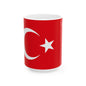 Turkish Flag Mug | Red Crescent and Star Ceramic Mug - Proud & Loyal