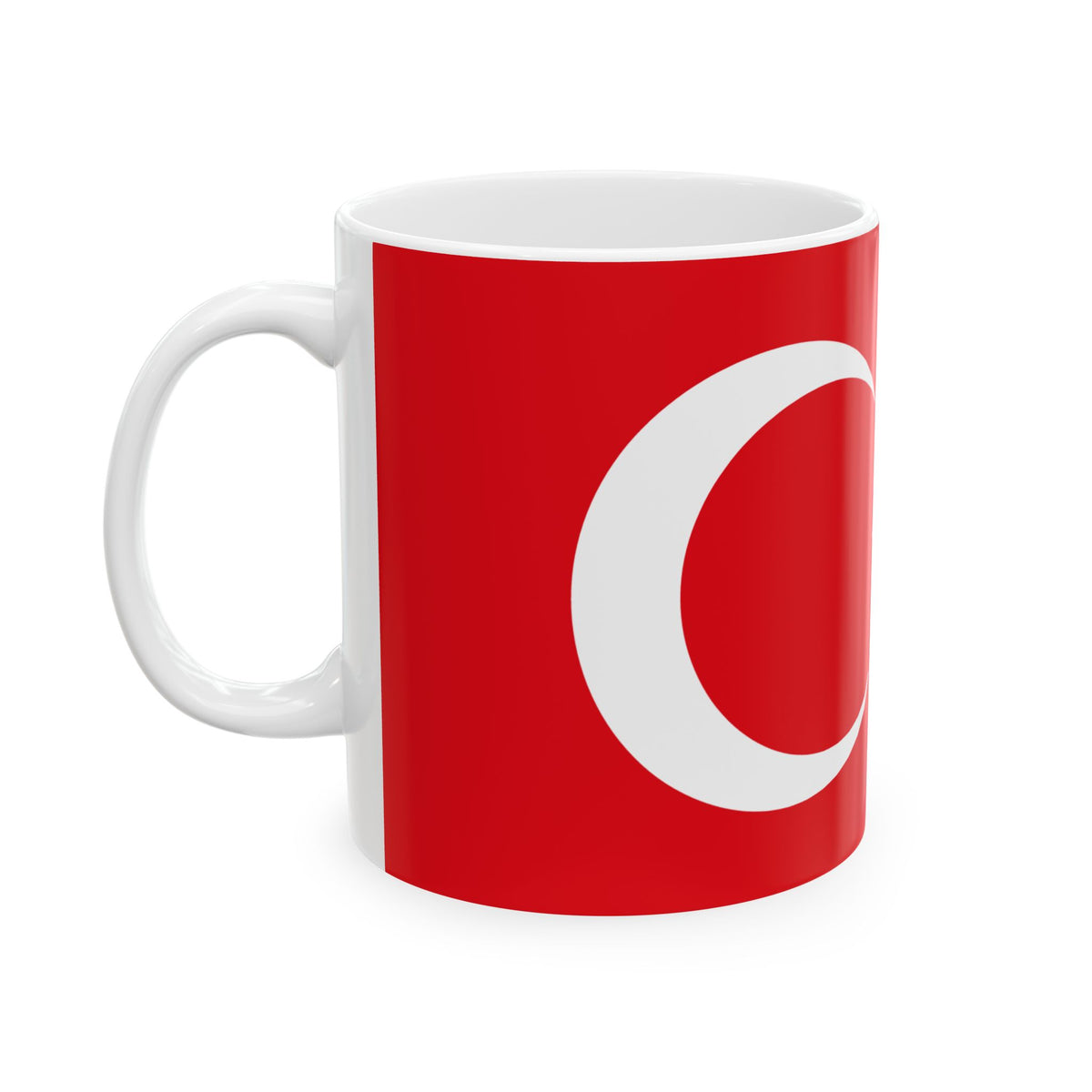 Turkish Flag Mug | Red Crescent and Star Ceramic Mug - Proud & Loyal