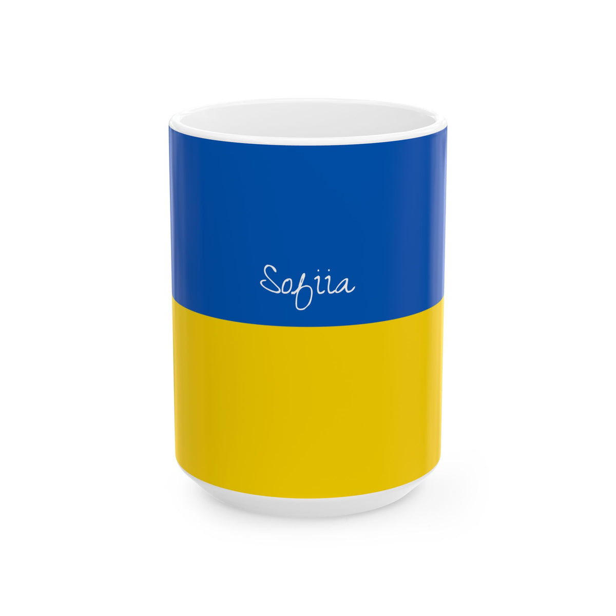 Ukraine Custom Signature Mug, Personalized Heritage Coffee Cup, Tea Mug, Signature Handwritten Ukraine Flag Ceramic Gift - Proud & Loyal