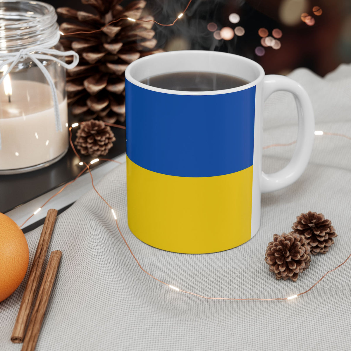 Ukraine Custom Signature Mug, Personalized Heritage Coffee Cup, Tea Mug, Signature Handwritten Ukraine Flag Ceramic Gift - Proud & Loyal